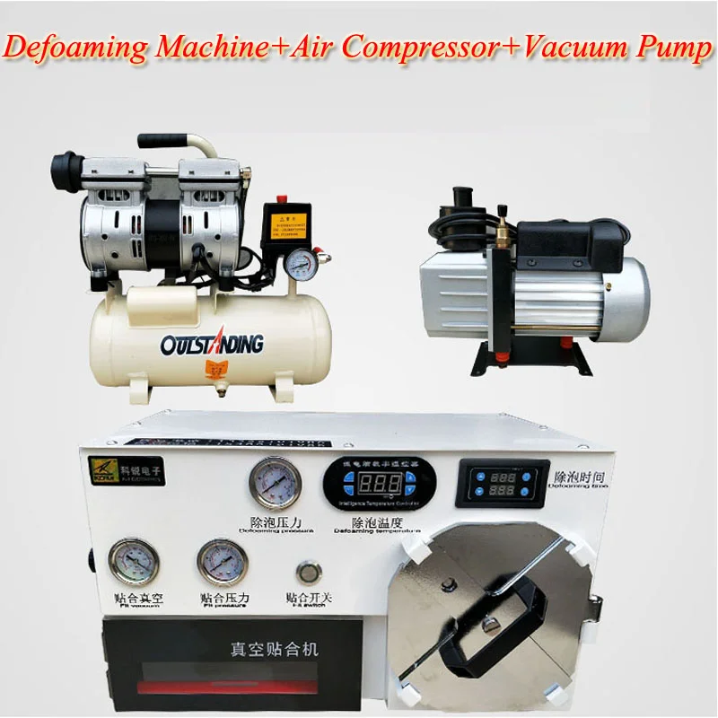 

TBK Smart Curved LCD Screen Vacuum Laminating Machine For Edge LCD OCA Repair Bubble Remover