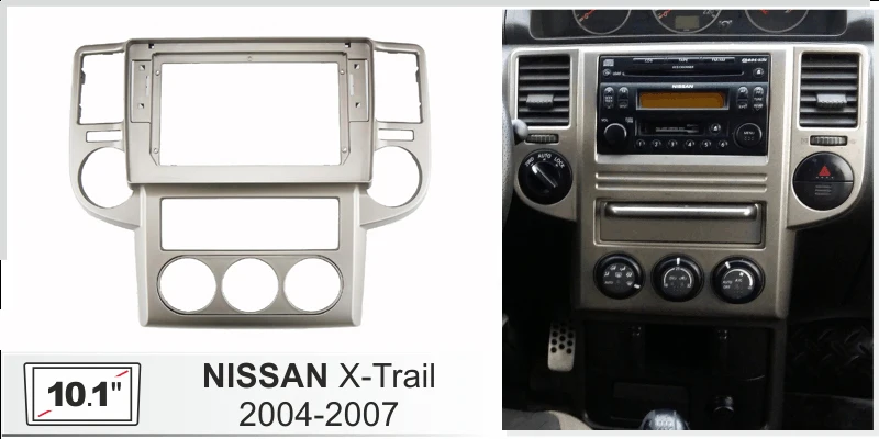 10.1 inch Car Fascia Radio Panel for NISSAN X-TRAIL Xtrail