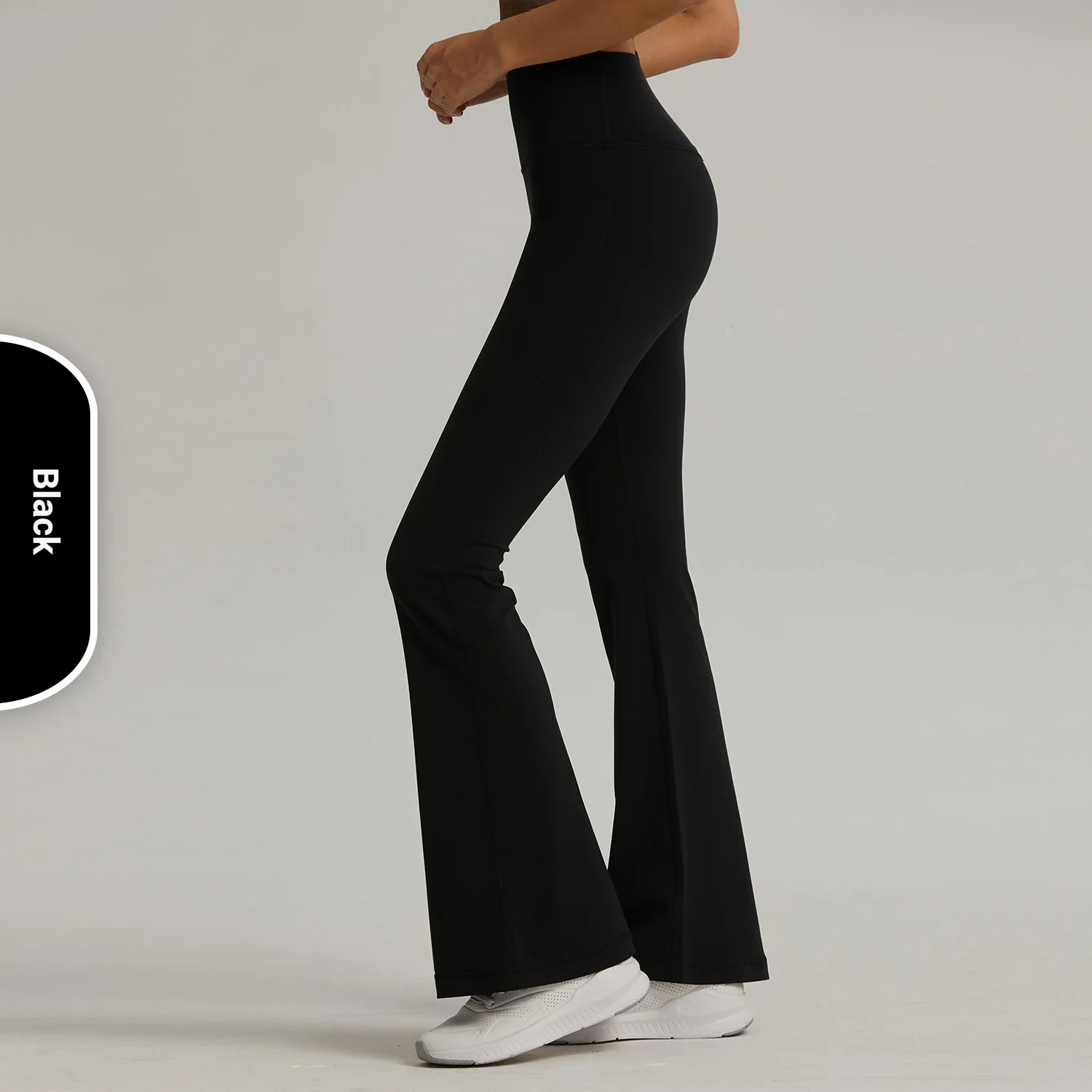 New Flare Leggings Yoga Pants Women High Waist Wide Leg Pants Women Gym Fitness Sports Black Flared Pant Latin Dance Trousers
