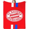 Plaid Blankets and Throws Fc Bayern Munich Logo Blankets for Decorative Sofa Cover Blanket Throw Microfiber Bedding Cobija Knee 4