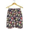 Japanese Sushi Graphic Short Pants For Men 3D Print Cartoon Food Beach Shorts Summer Quick Dry Swim Trunks Surf Board Shorts 1