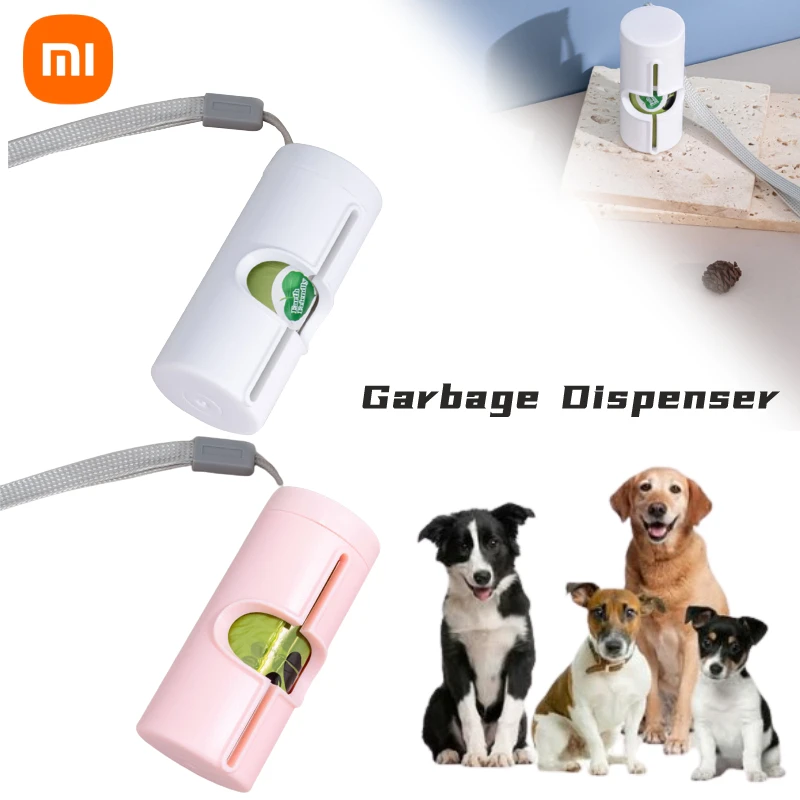 Xiaomi Puppy Dog Poop Scooper Bags Dispenser Sacchetto Della Spazzatura Set Supporto Per Raccoglitore Di Cacca Portatile Pet Dog Pooper Scooper Pet Su