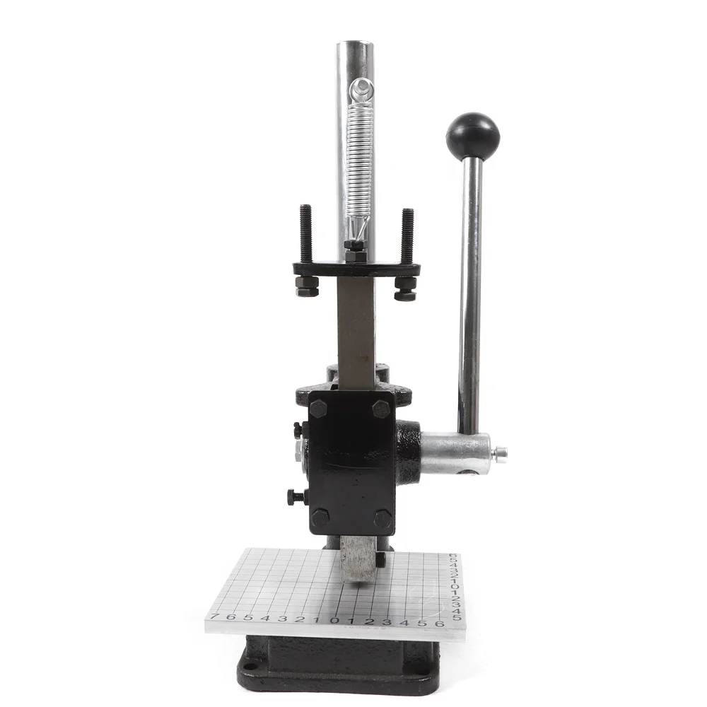 Manual Press Puncher 0-16cm Adjustable Height Efficient and Labor Saving