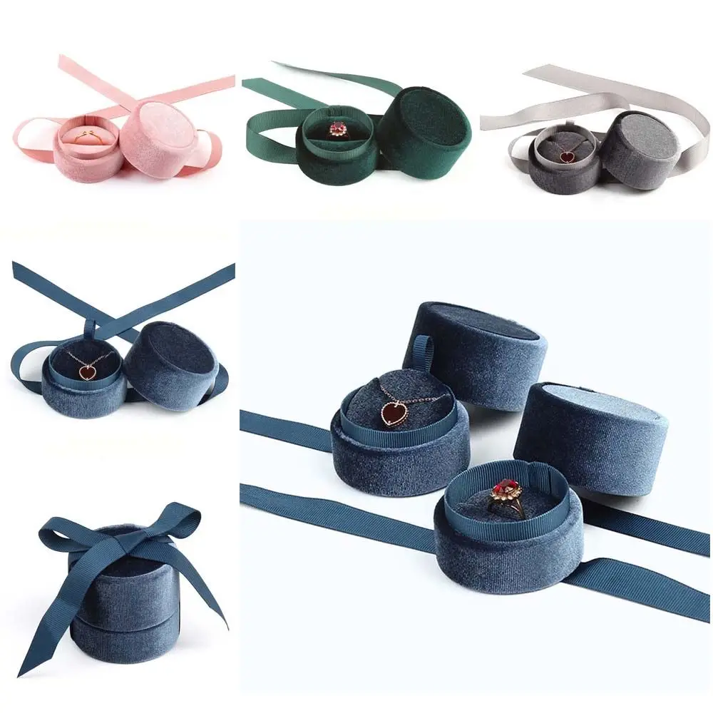 

Double Open Party Gifts Jewelry Packaging Earrings Presentation Jewelry Display Necklace Case Ring Box Storage Boxes