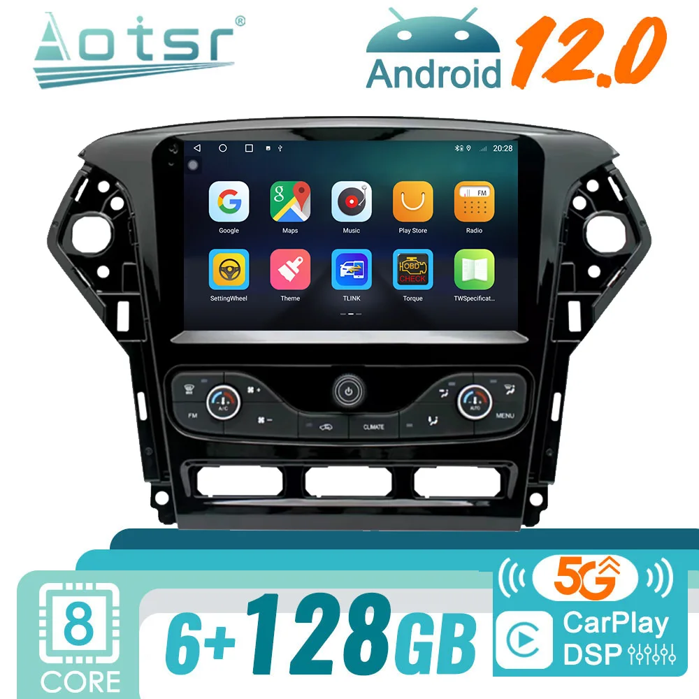 

For Ford Mondeo MK4 2006 - 2010 Android Car Radio 2Din Autoradio Stereo Multimedia Video Player Head Unit Screen GPS Navigation
