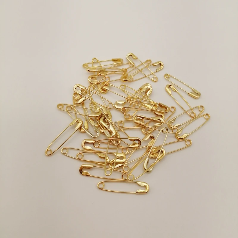 혼합 색상 안전 핀, 조롱박 모양 안전 핀, 금속 클립 조롱박 핀 태그 핀, DIY 용품, 의류 액세서리, 1000 개