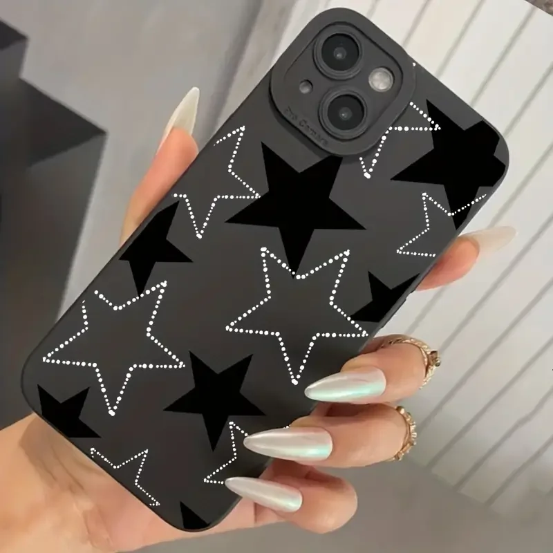 Fünfzackiger Stern-Schutzhülle für Xiaomi Redmi Note 14 13 12 Pro Plus 12S 11S 11 10S Redmi 12 13C Weiche Silikonhülle – Detail 5