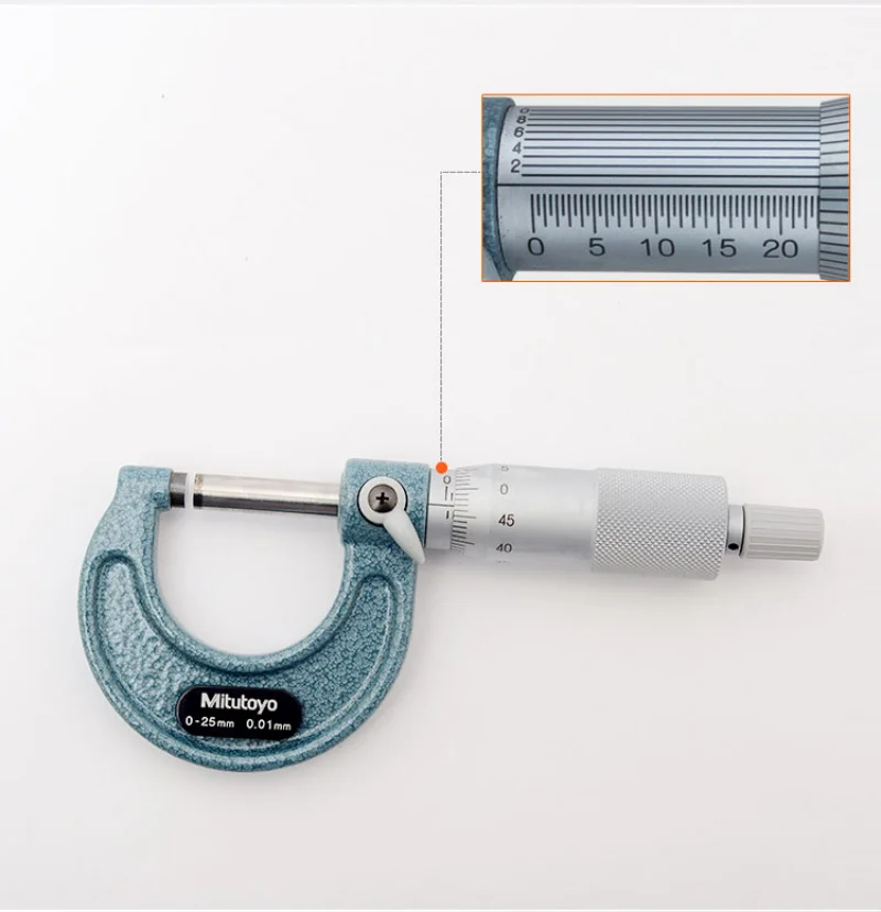 Micrometro Esterno Mitutoyo 103-130: Precisione Assoluta Per Misure Da 25 A 50 Mm - Foto 9