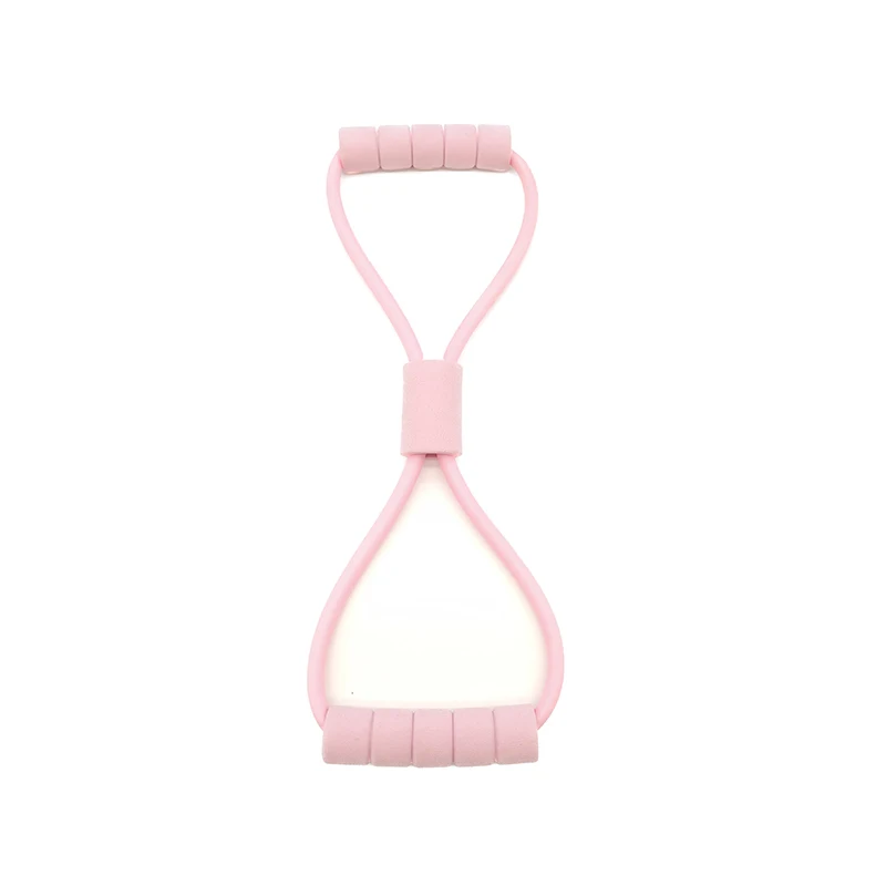 Fitness resistance band 8 word tensioner back yoga training elastic tube chest expansion
