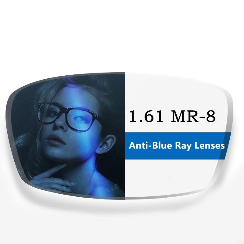ALICIA 1.61 MR-8 1.67 MR-7 Rimless Glasses Progressive Multifocal Lens Hardened HD Anti Blue light Photochromic Lenses Man Woman