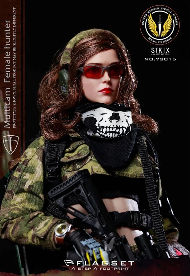 Flagset 1/6 マルチカム ハンター アンジェラ  FS-73015 FLAGSET FS-73015 1/6 MC War Angel Angela Female Hunter