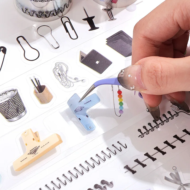 Time Archive Series - Second Bullet of Hand Account Tools, 6 Styles of Tape Diy Hand Account Base Stickers  Washi Tape Set 3