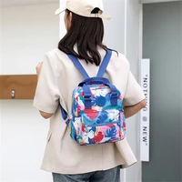 Fashion Flower Pattern Design Ladies Backpack Multifunctional Women's Anti-theft Backpack Small Ladies Shoulder Bag Bolso Mujer 2