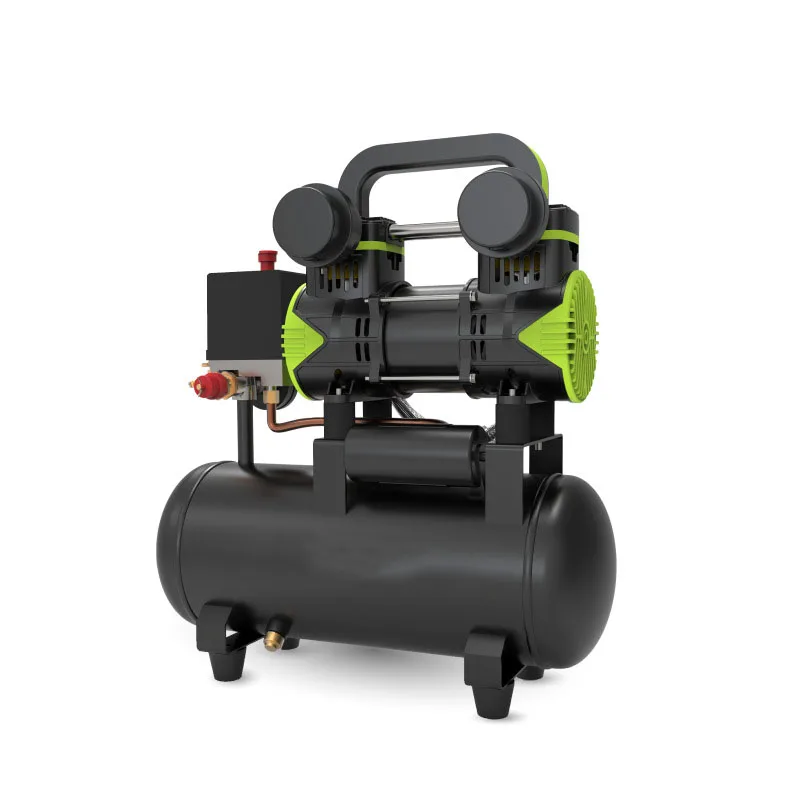 1380W 220V Oil-Free Silent Small Air Compressor for Spray Painting Dust ...
