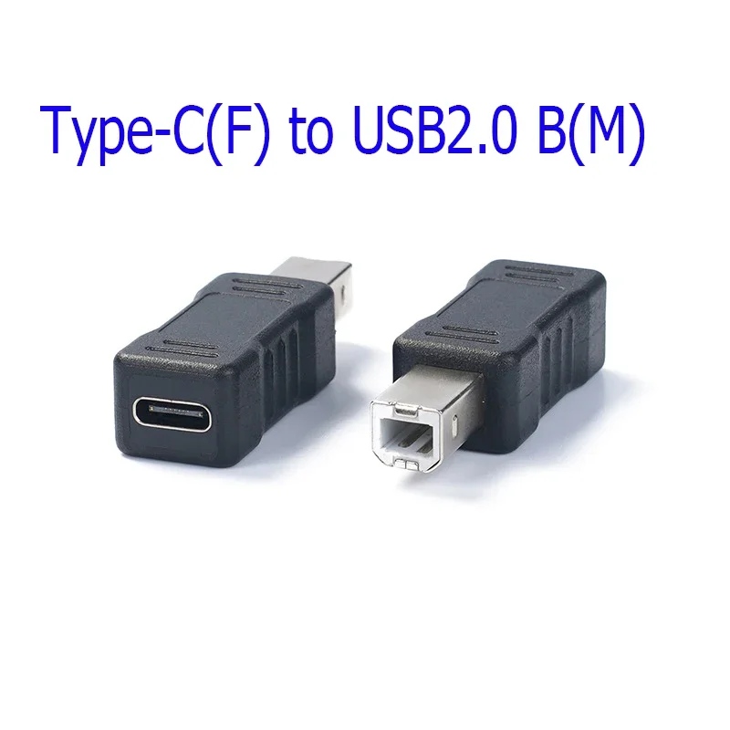 USB C 여성형에서 USB2.0 USB3.0 B 프린터 마이크로B 남성형 어댑터 충전기 변환기 타입-C 3.1 어댑터 모바일폰용