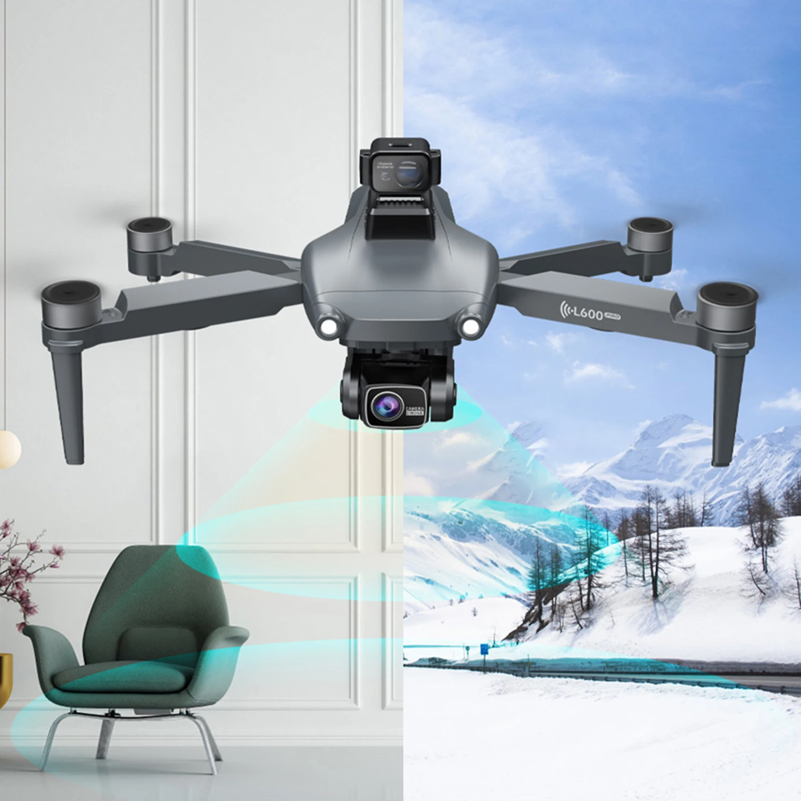 4K HD Camera FPV Quadcopter Laser Obstacle Avoidance Drone