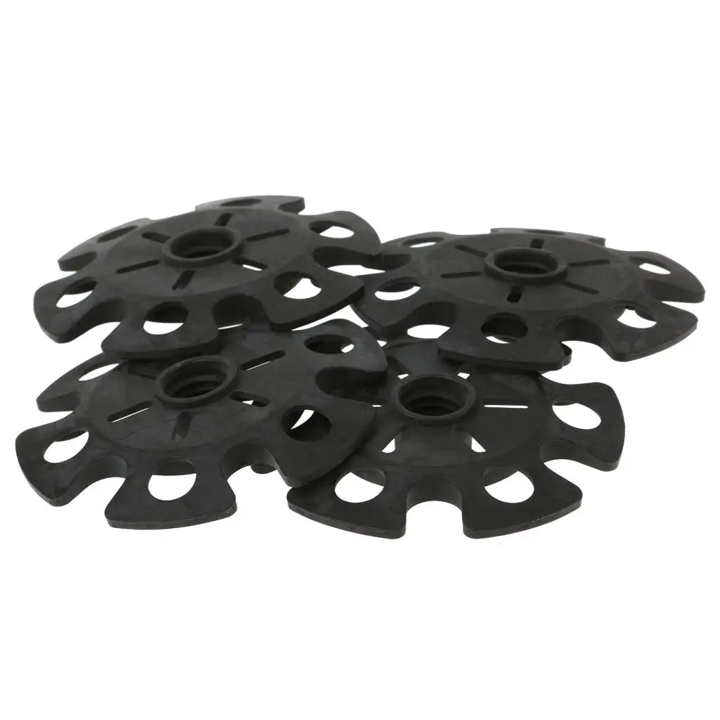 4pcs Snowflake Snow Baskets for Skiing Trekking Hiking Poles Walking Sticks 3