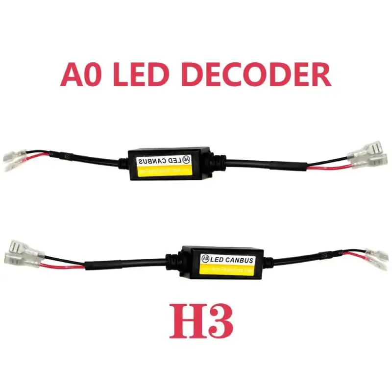 LED Canbus Decoder Adapter Anti-Flicker Harness Bulbs Resistor Warning Error Canceller H4 H7 9005 9006 9012 1~15PCS