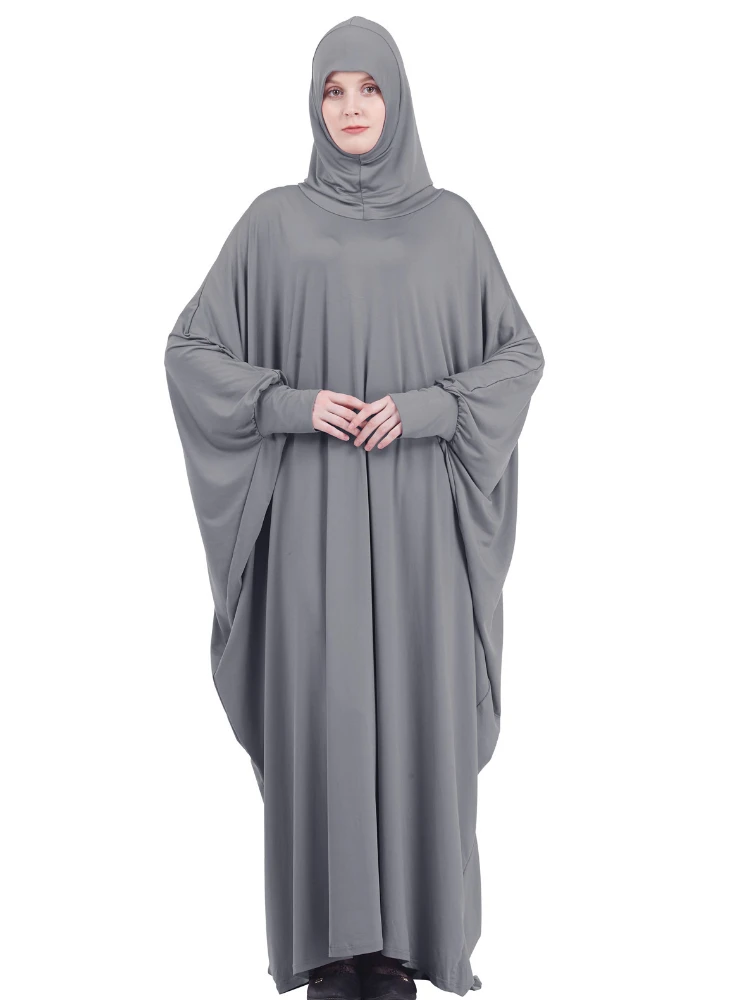 Vestido de oración para mujer, ropa islámica de Ramadán, prenda musulmana Formal con capucha, Dubái, Turquía, Kimono largo de Abaya, Hijab|Ropa islámica| - AliExpress