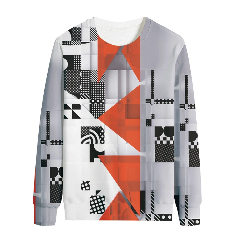 Cell Pattern 3d Printed Sweatshirts for Men and Women Pullovers Harajuku Unisex Tops