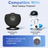 19-in-1 Galaxy Projector Starry Sky Night Light, 360° Rotate Planetarium Lamp with Independence Day Film Discs, LED Star Projector for Bedroom Home Decor, July 4th Patriotic Party Light, Kids Adults Gift, Timed & Adjustable Brightness