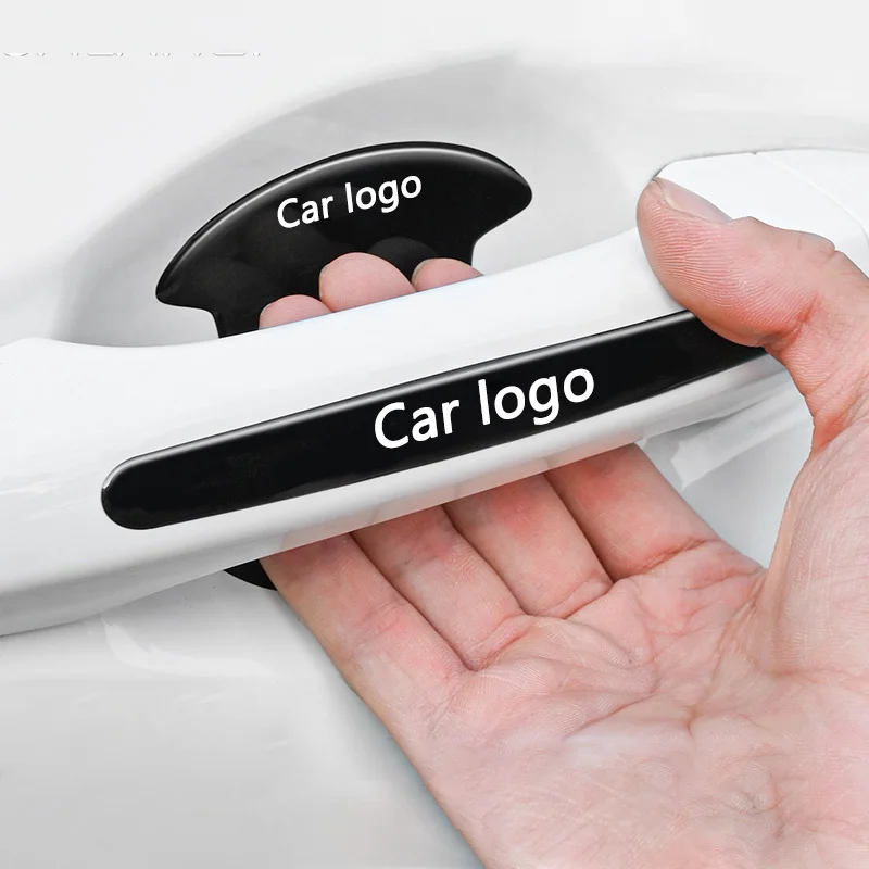 Car Door Handle Protective Anti-Scratch Stickers - 4/8 Pack