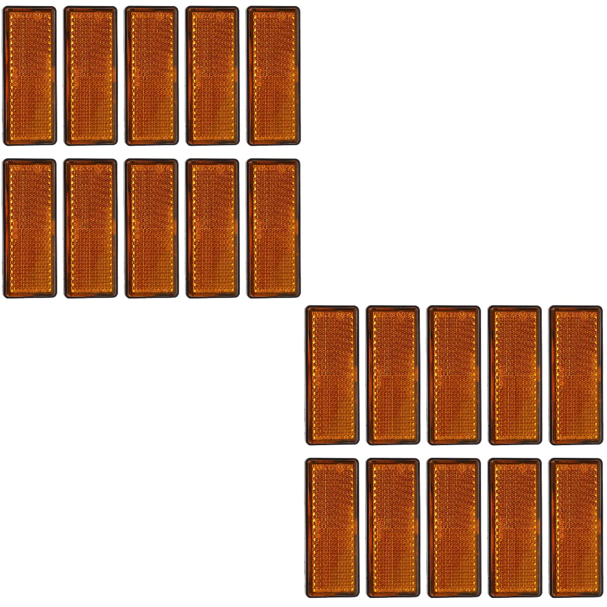 

20 шт., светоотражающие самоклеящиеся ленты для прицепа