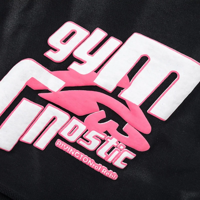 Free shipping black rrr123 shorts, pure cotton loose casual men's sports shorts