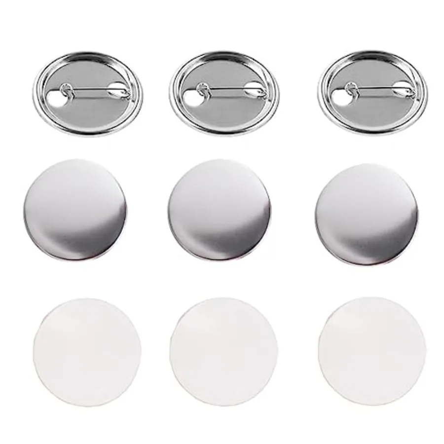 25 Sets 75MM Metal Blank Button Badge Maker