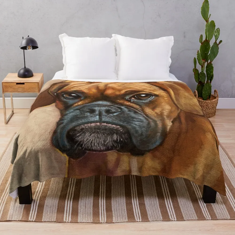 

Boxer Throw Blanket Beach Multi-Purpose warm winter Heavy Blankets