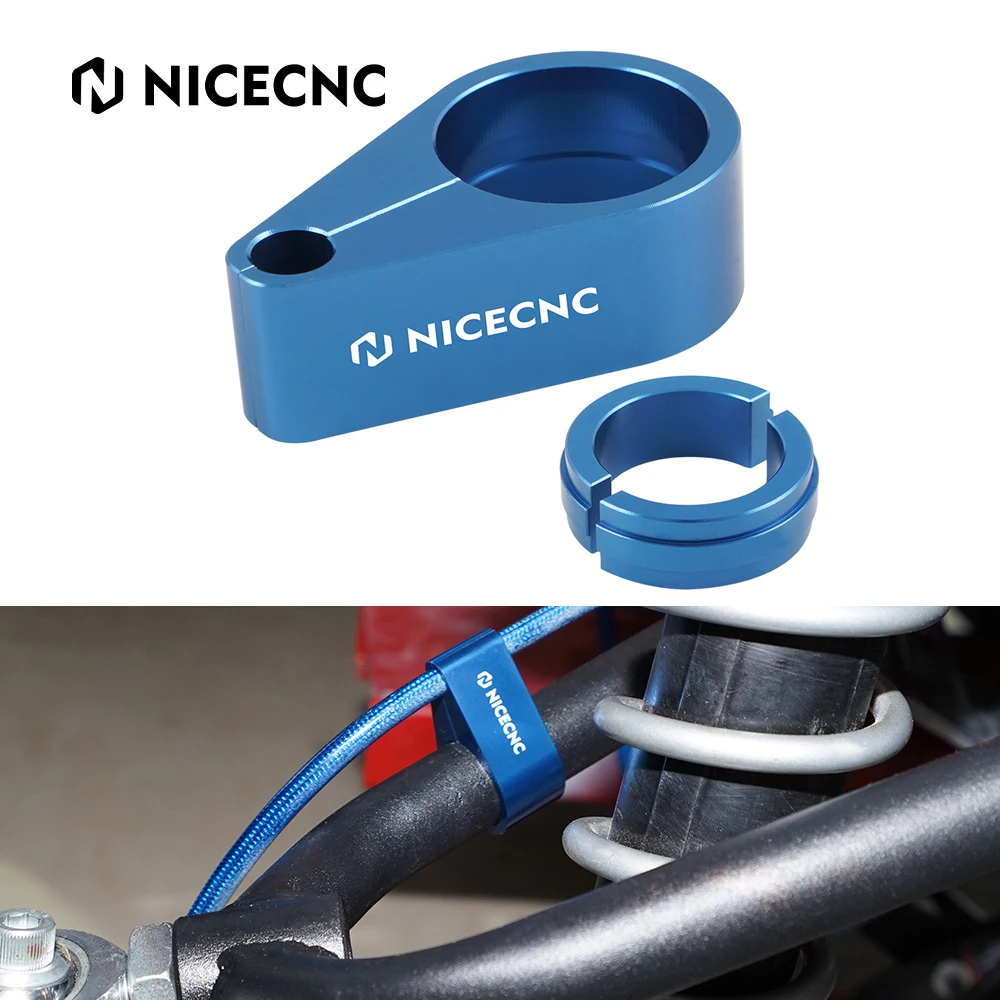 

Зажим для шланга тормозной линии NICECNC ATV для Yamaha Raptor 700 2006-2011 2013-2020 Raptor 700R 2012-2020 алюминиевый черный синий красный