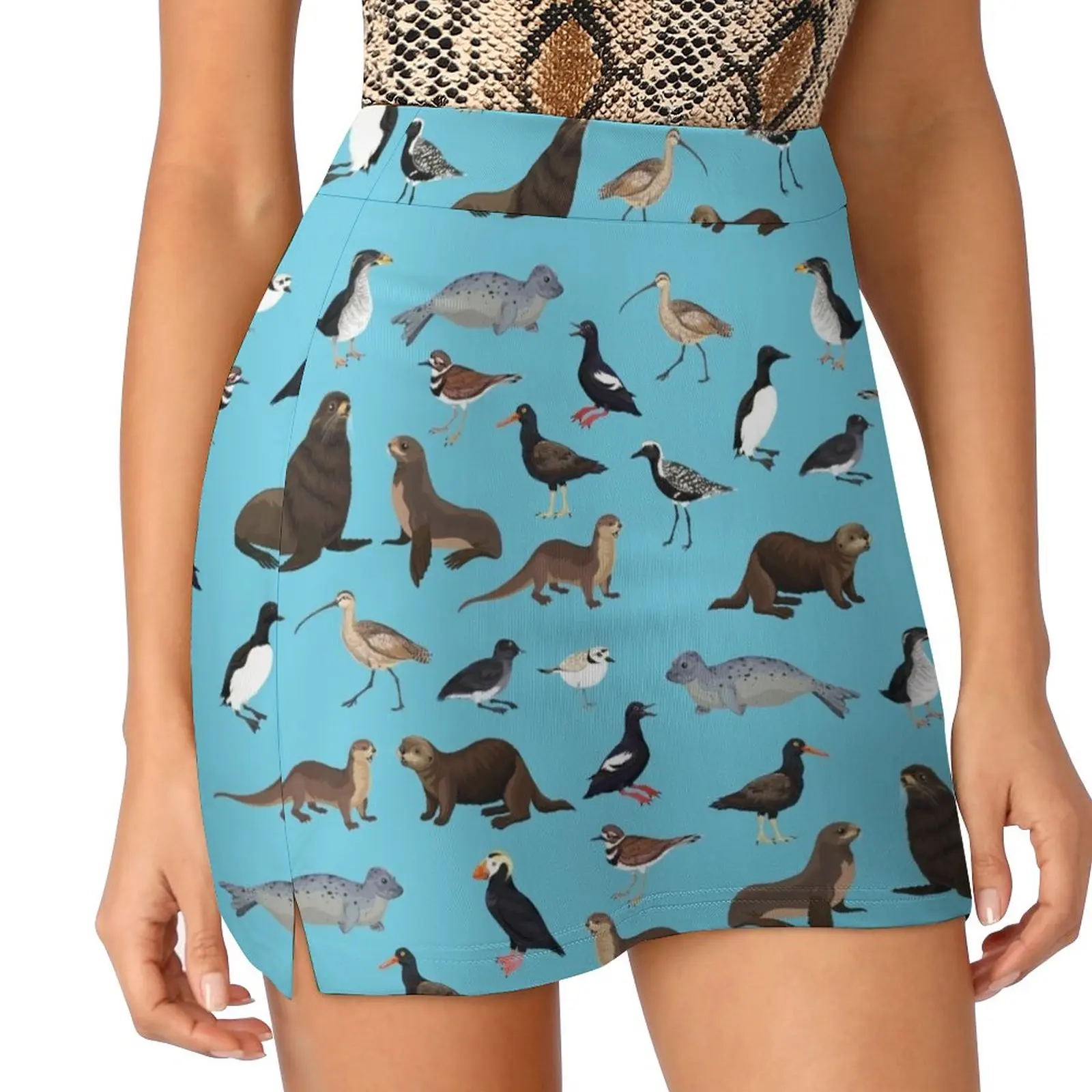 

Birds + Mammals Light proof trouser skirt new in dresses Skirt satin summer outfits for women 2024