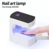LULAA Portable Nail Uv Machine Gel Manicure UV Lamp LED Mini Nail Light Portable Fast Easy Nail Extension Manicure UV Lamp 1