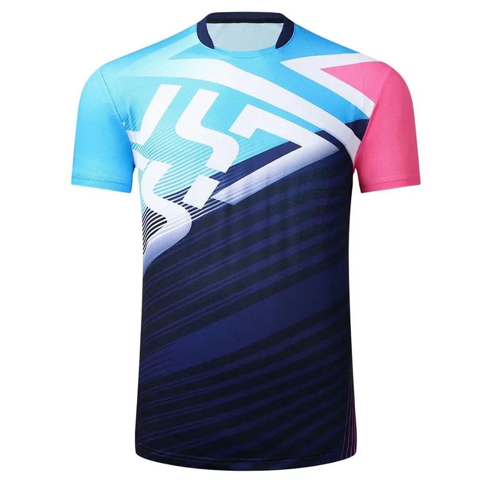Tennis Badminton T-shirts Uniform Men Women Quick Dry Sports Table Tennis Jersey Clothes Summer Volleyball Ping Pong Shirts Tops