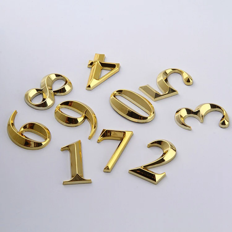 House Number Door Number Plate Home Street Mailbox Hotel Door Stickers 1x 5cm/7cm house number signs door signs house numbers number plate