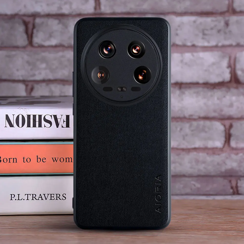 Luxury Textile Leather Phone Case - Premium Cover