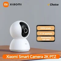Xiaomi Smart Home 360 °   Caméra de sécurité Mi PTZ 2K, webcam 1296P 3 mégapixels, détection humaine par IA, vision nocturne, fonctionne avec l'application 1