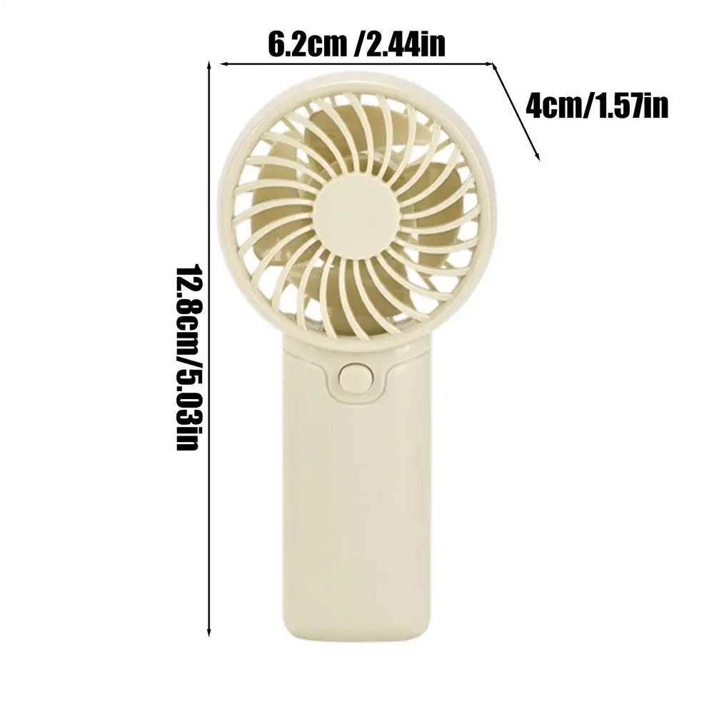 Portable Rechargeable Quiet Mini Fan for Travel and Outdoor Use