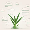 Foundation Makeup 99% Aloe Vera Softening Powder Waterproof Moisturizing Concealer Foundation Make Up Face Contour Powder Brush 6
