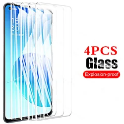 Premium Full Cover Tempered Glass Screen and Camera Protector - Reno 4 lite (4PCS HD)