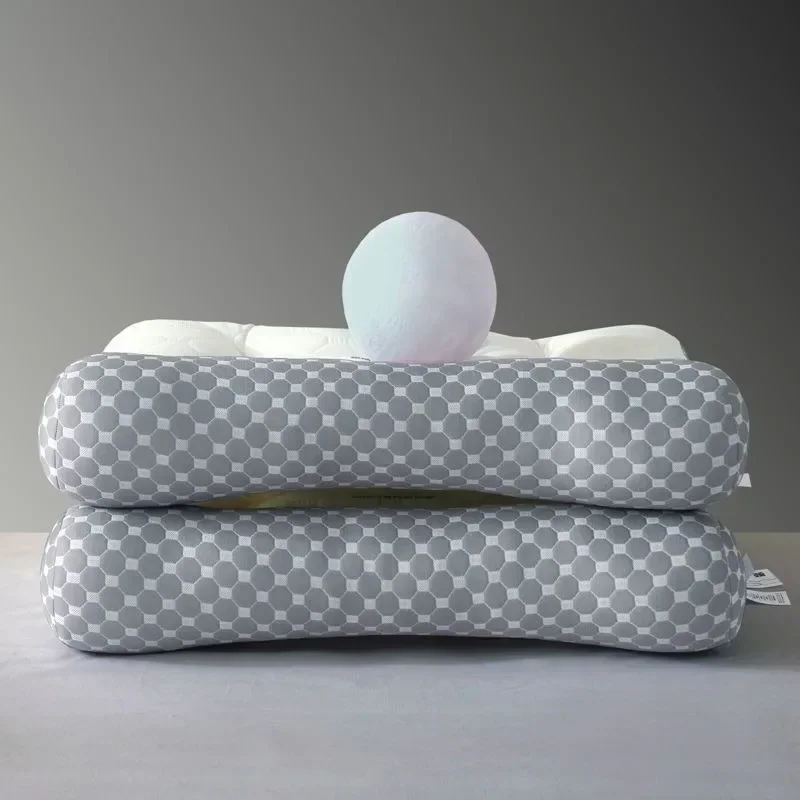 Adult Latex Reverse Traction Pillow Core Cervical Spine Protection Sleep Aid Specially Designed Household No Collapse 4