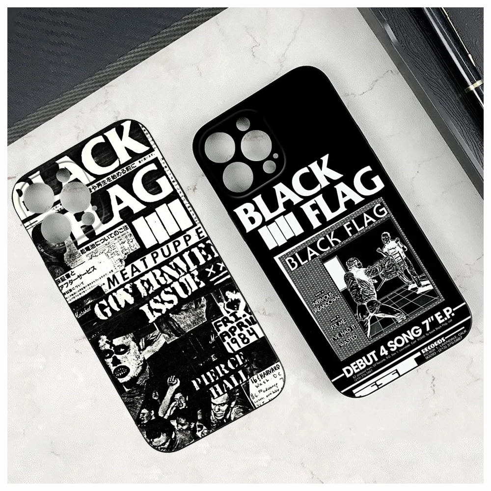 Per Iphone14 Pro Black Flag Tutto È Andato Custodia Nera Per Iphone 11 12 13 14 Pro Xr Xs Max 14 Cover Nere Per Iphone