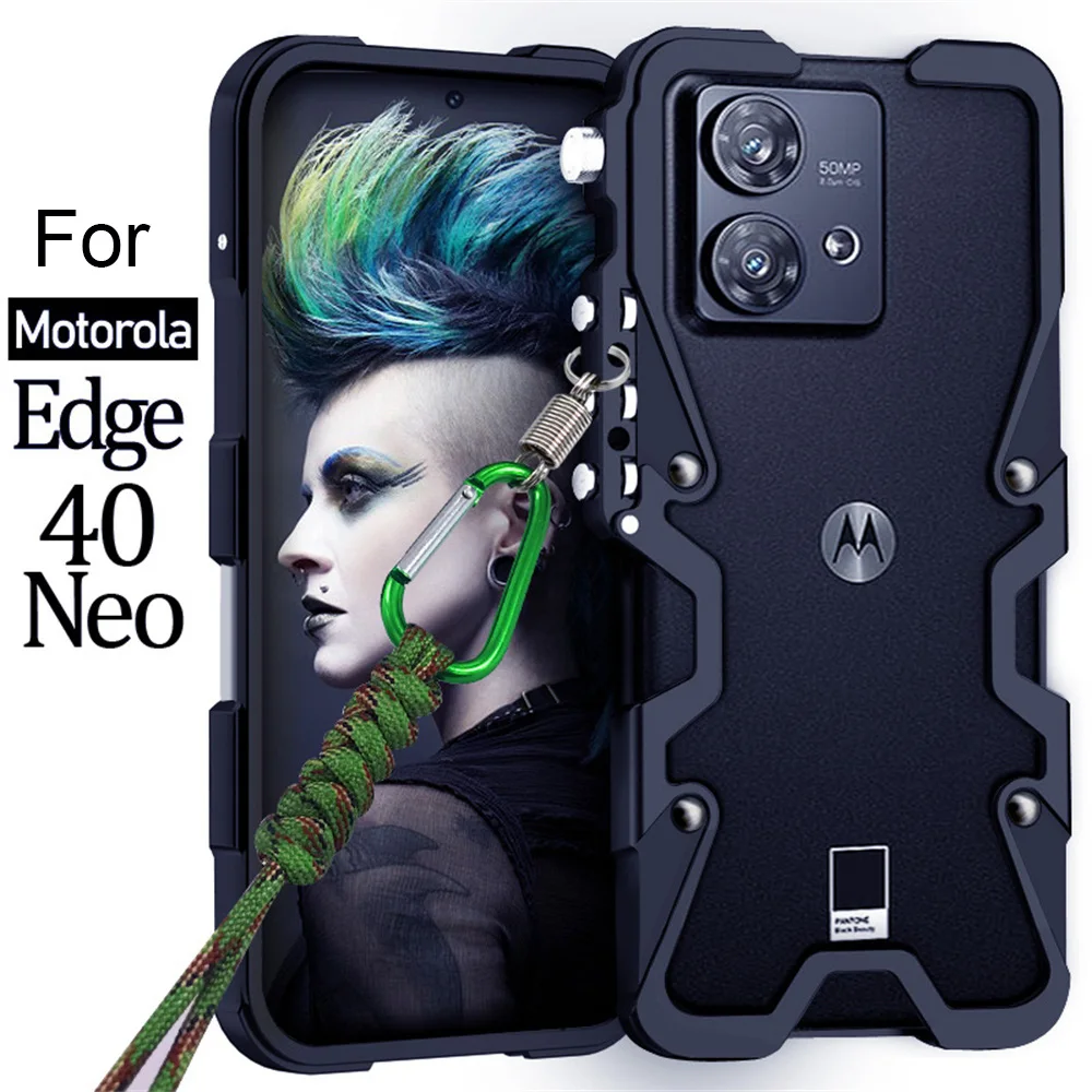 For Motorola Edge 50 Pro Metal Bumper Case Luxury Aluminum Cover