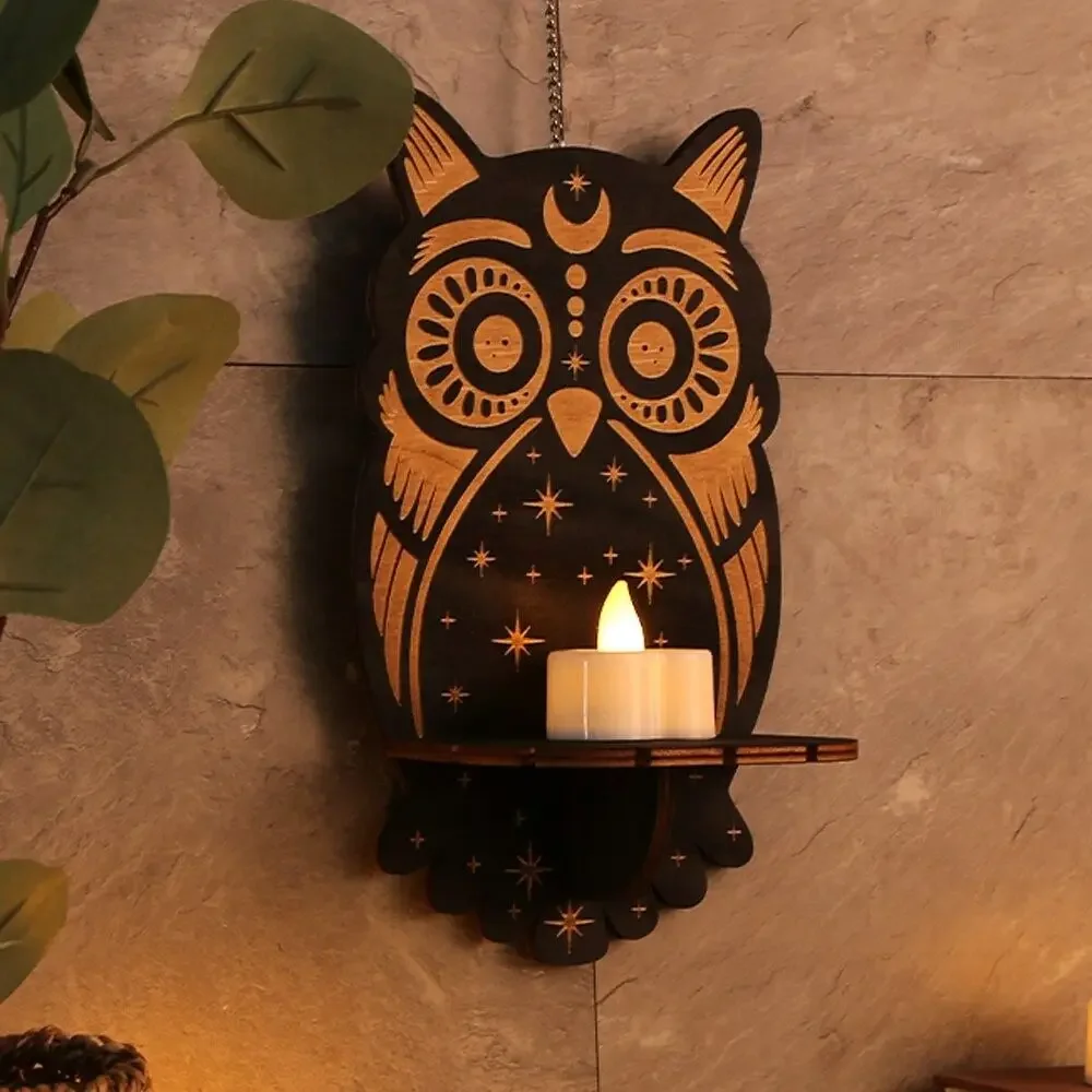 Description Picture 6 of itemNew Crystal Decorative Shelf Wooden Carving Pattern Handicraft Crystal Rack Home Candle Holder Decor Crystal Display Stand Craft