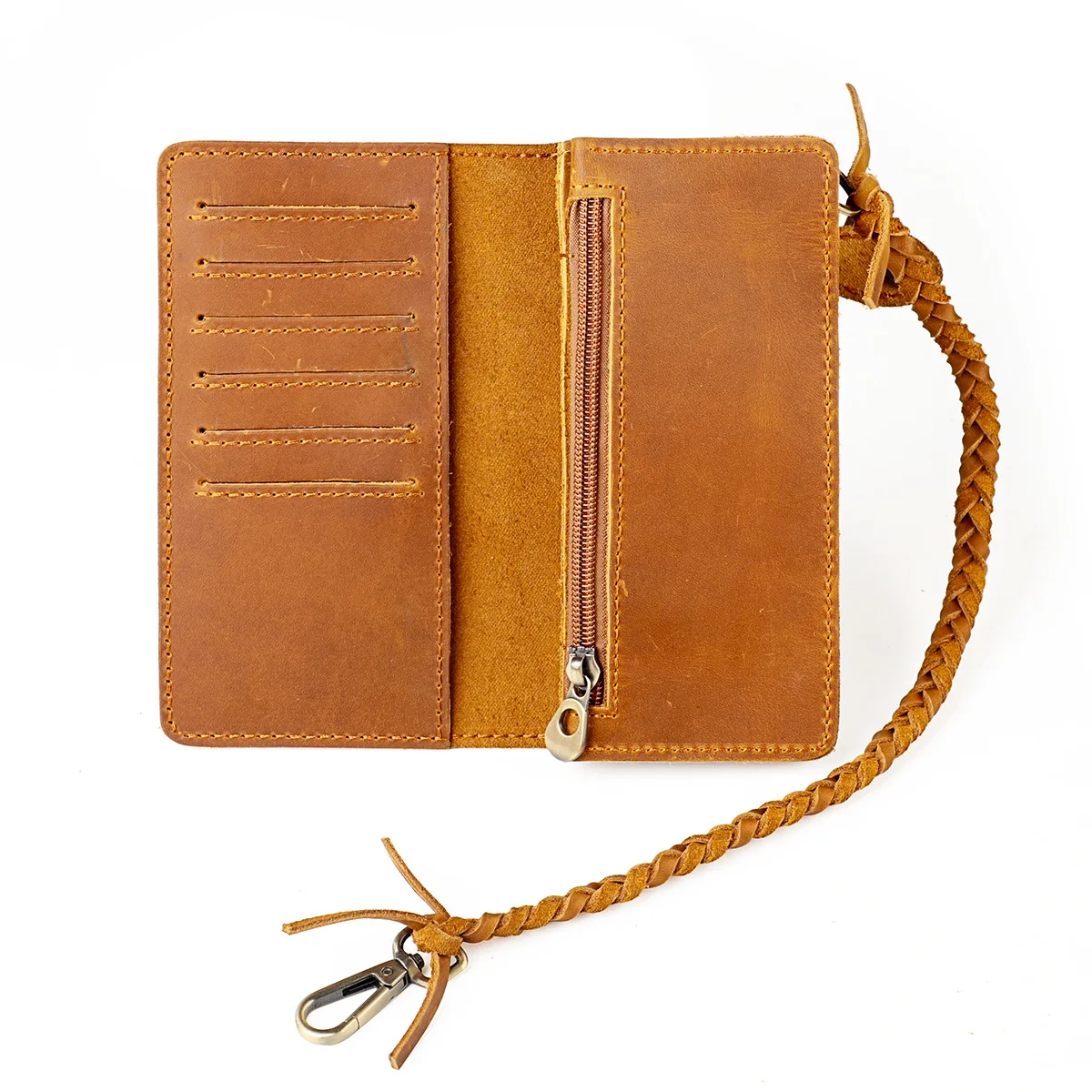 2024 Luxury Brand Men's Wallet Top Layer Cowhide Leather Wallet Long Men's Wallet Wallet Clip