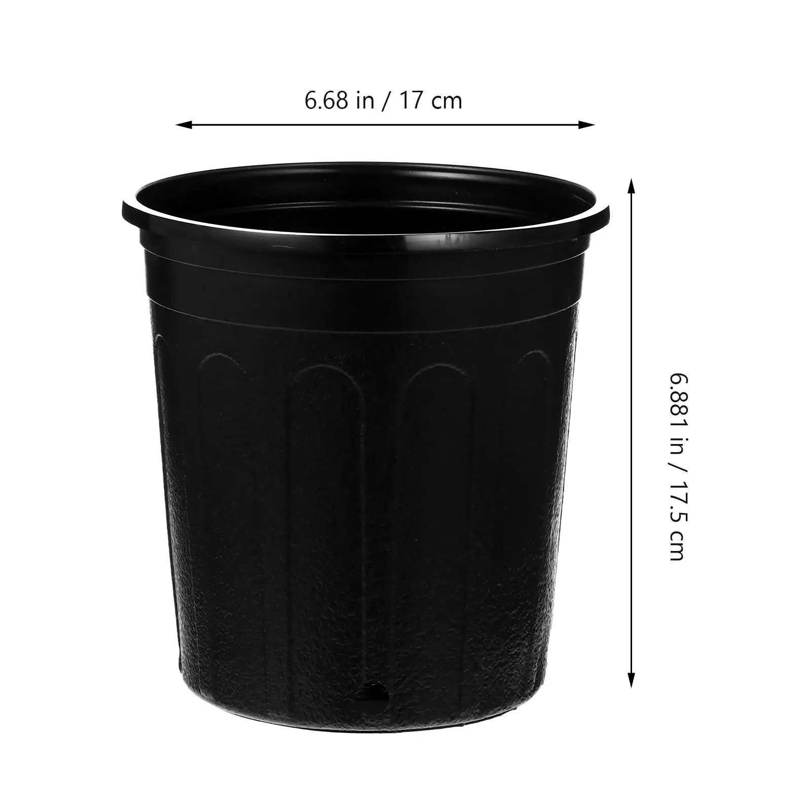 10 Pcs Plastic Flower Pot Hydroponic Flower Pot Plant Pot for Indoor Plants Garden Pots Indoor Garden Plastic Plant Nursery Balcony Flowerpot