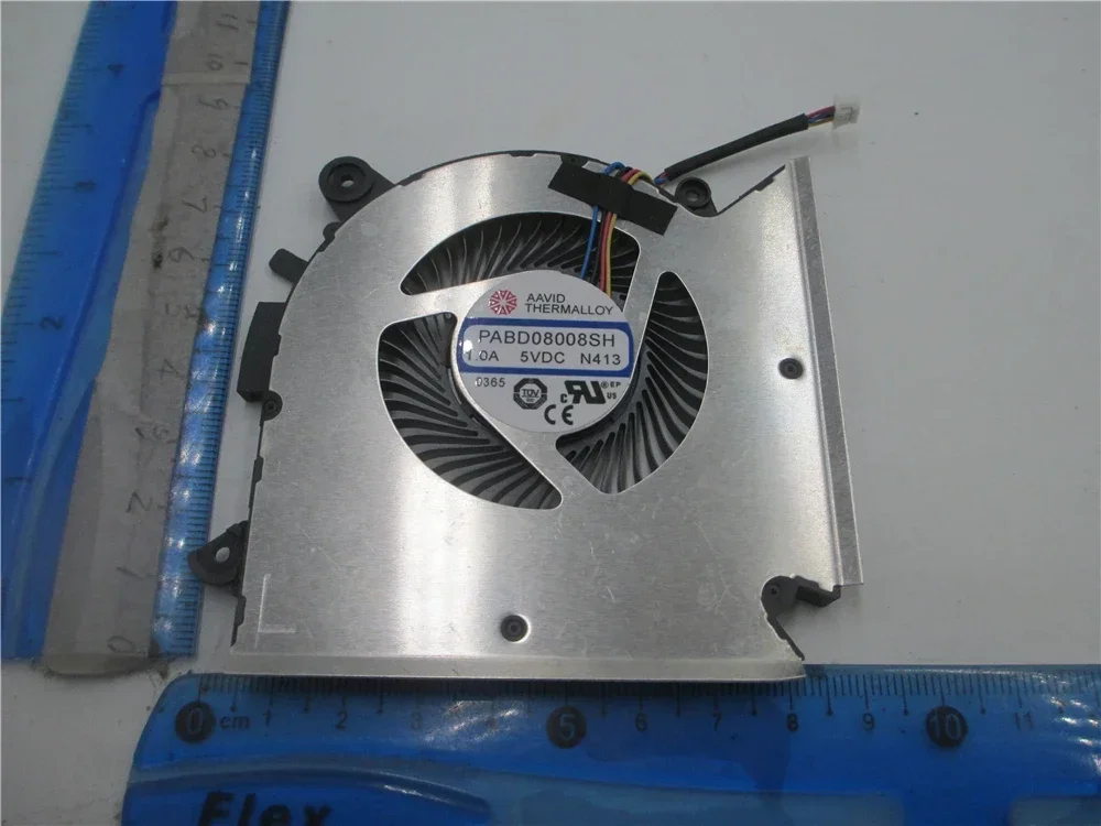 para Msi Gf63 Gf65 Gf65 Fina 10sd 10sdr 10se 10ser 9sd 9se 9sex 9sexr Ventilador de Refrigeração Pabd08008sh-n413 Paad06015sl N433 Novo - Imagem 2