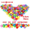 Outdoor Sport Ball Eco-Friendly Water Pool Ocean Wave Ball 50pcs 5.5cm Stress Air Ball Funny Toys for Children Kid Ballenbak 2