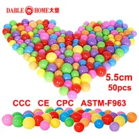 Outdoor Sport Ball Eco-Friendly Water Pool Ocean Wave Ball 50pcs 5.5cm Stress Air Ball Funny Toys for Children Kid Ballenbak 2