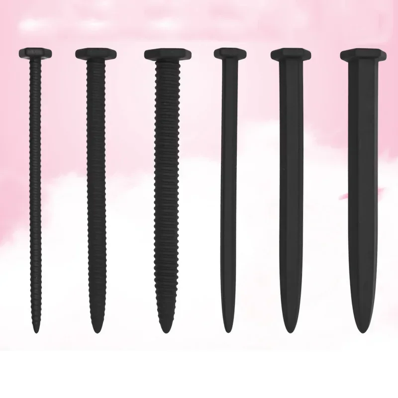 Penis sex toys 6 Size Penis Plug Silicone Urethra Catheter Soft Male Masturbator Tube Urethral Stretcher Urethral Sound Dilator Adult